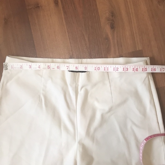 Nic+Zoe ivory stretchy cropped pants 10 - Picture 8 of 10